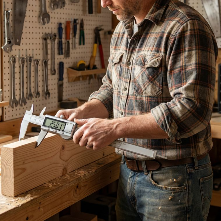 High-precision digital calipers made of stainless steel