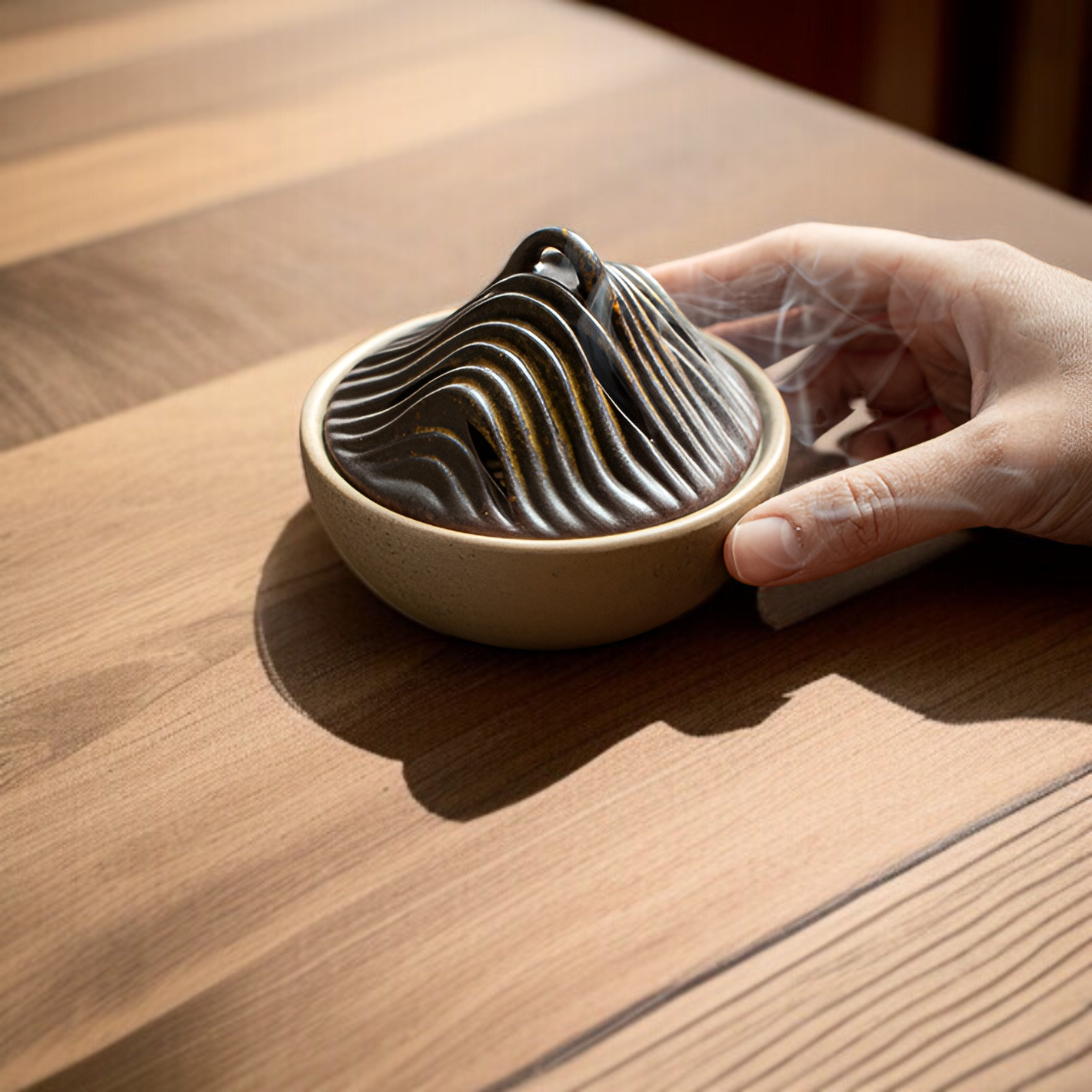 กระถางธูปเซรามิกภูเขา ของขวัญสุดสร้างสรรค์