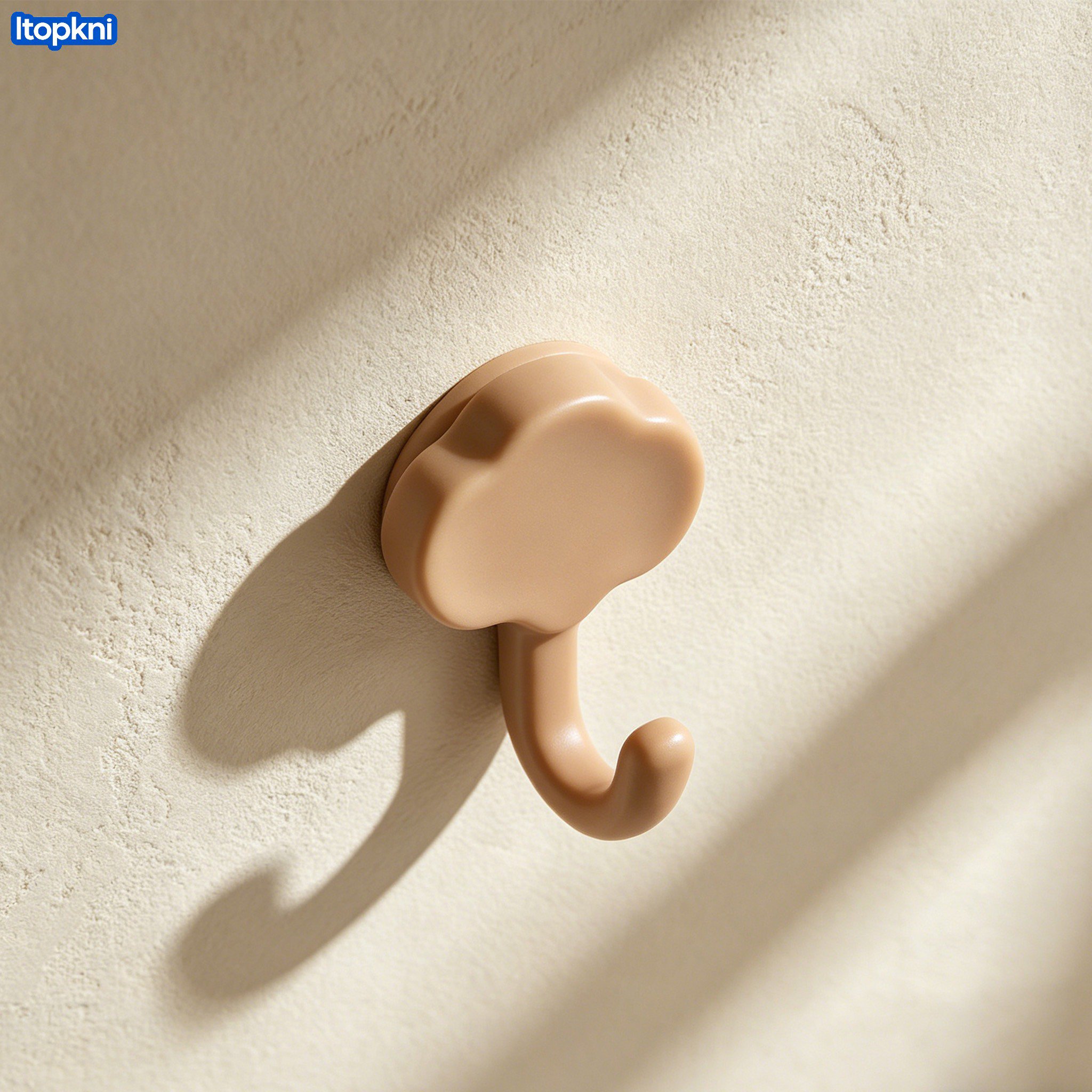 Close-up of traceless wall hooks