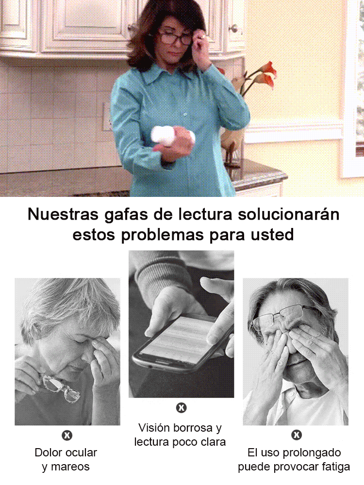 Lentes de Lectura Inteligentes Alemanes | Autoenfoque 0.01s | Filtro Luz Azul 