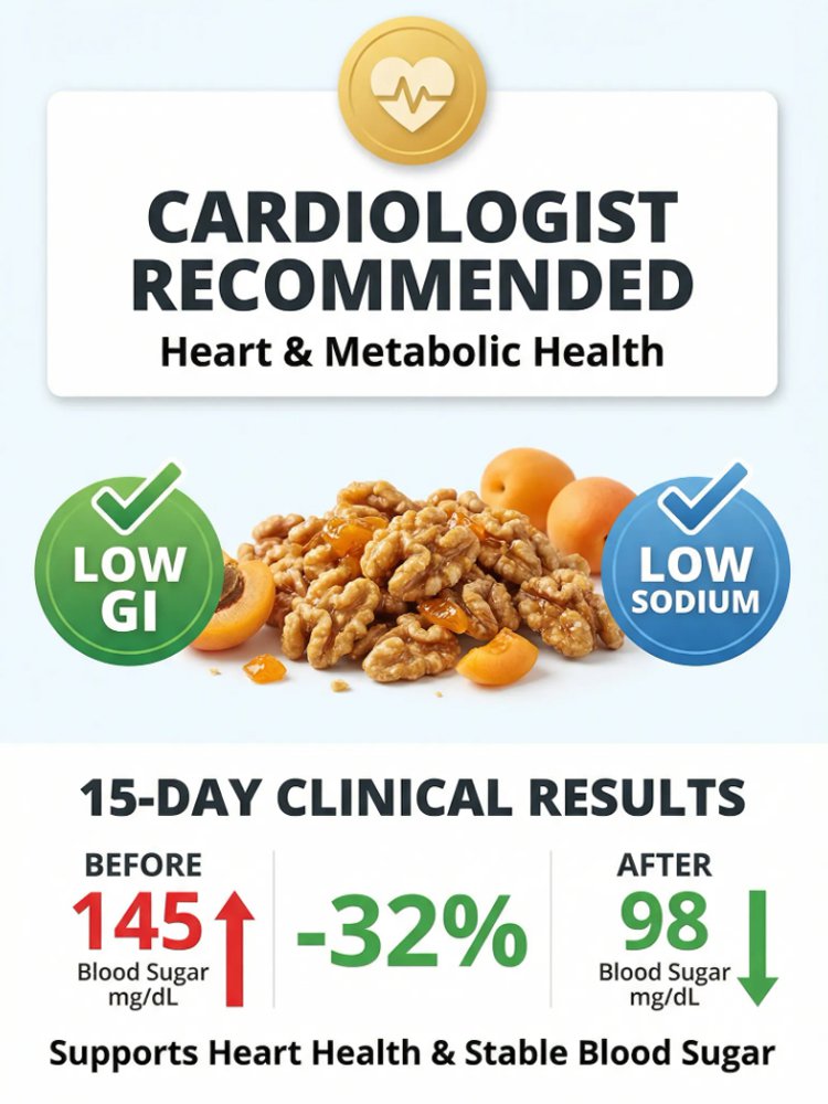 Golden Apricot Roasted Walnuts