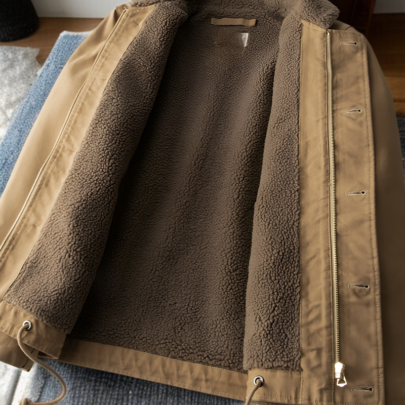 ネイビーレタープリントN-1ジャケット、空母甲板員服、デッキジャケット、ラムウールコットンコート