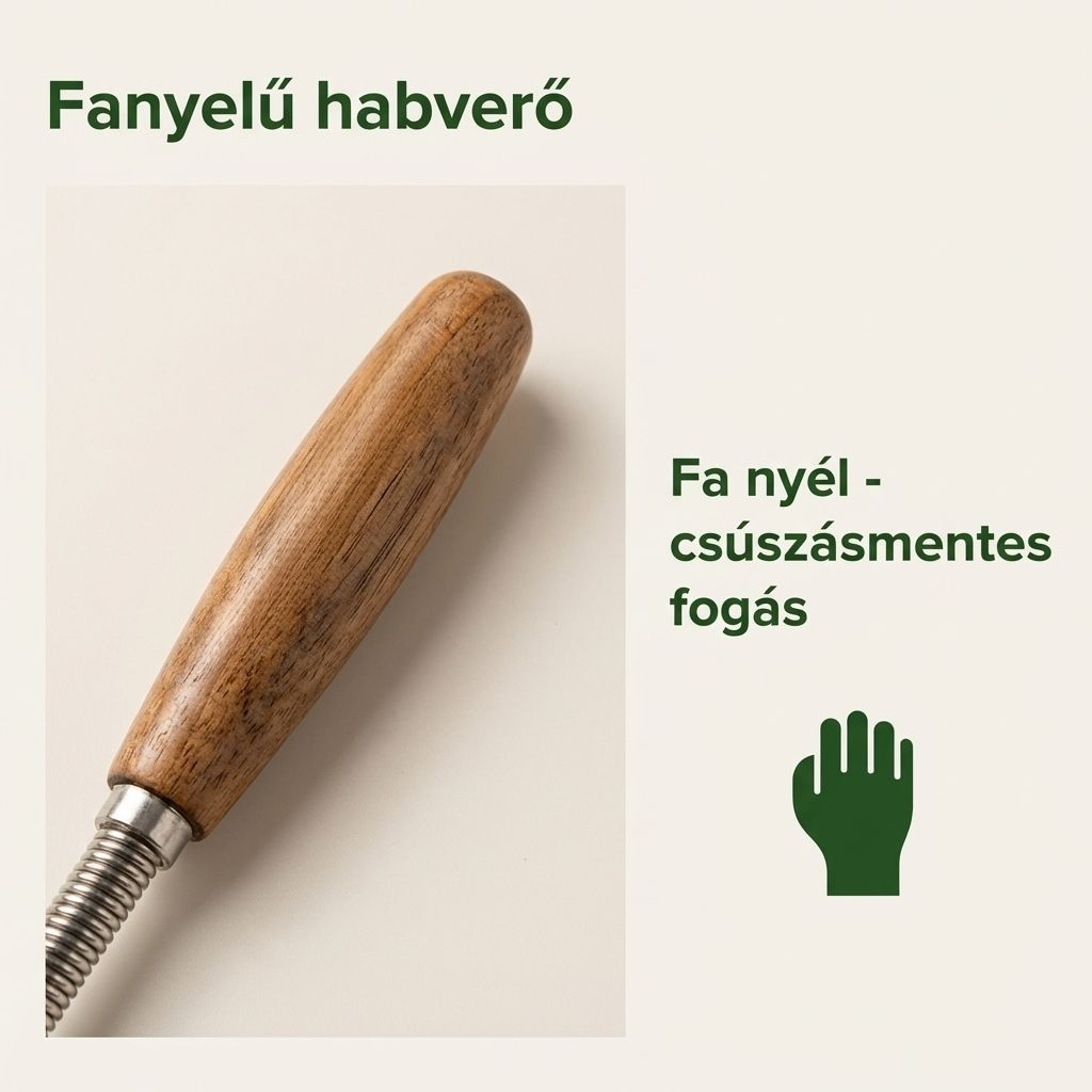 Rozsdamentes acél tojáshabverő