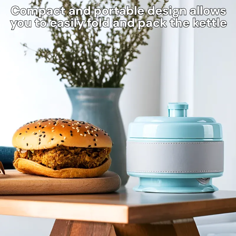 304 Stainless Steel Travel Foldable Kettle Portable Electric Auto Power-Off