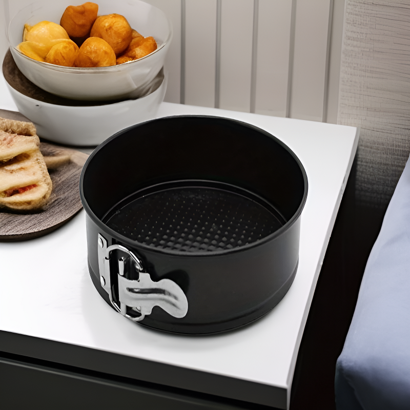 แม่พิมพ์เค้กคาร์บอนสตีลไม่ติด ชุดสามชิ้น อุปกรณ์เบเกอรี่ในครัว