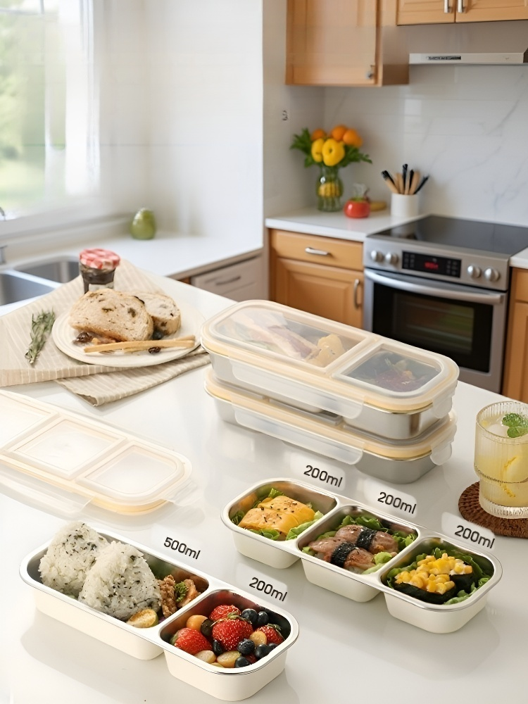 304 스테인리스 도시락 칸막이 벤토 박스