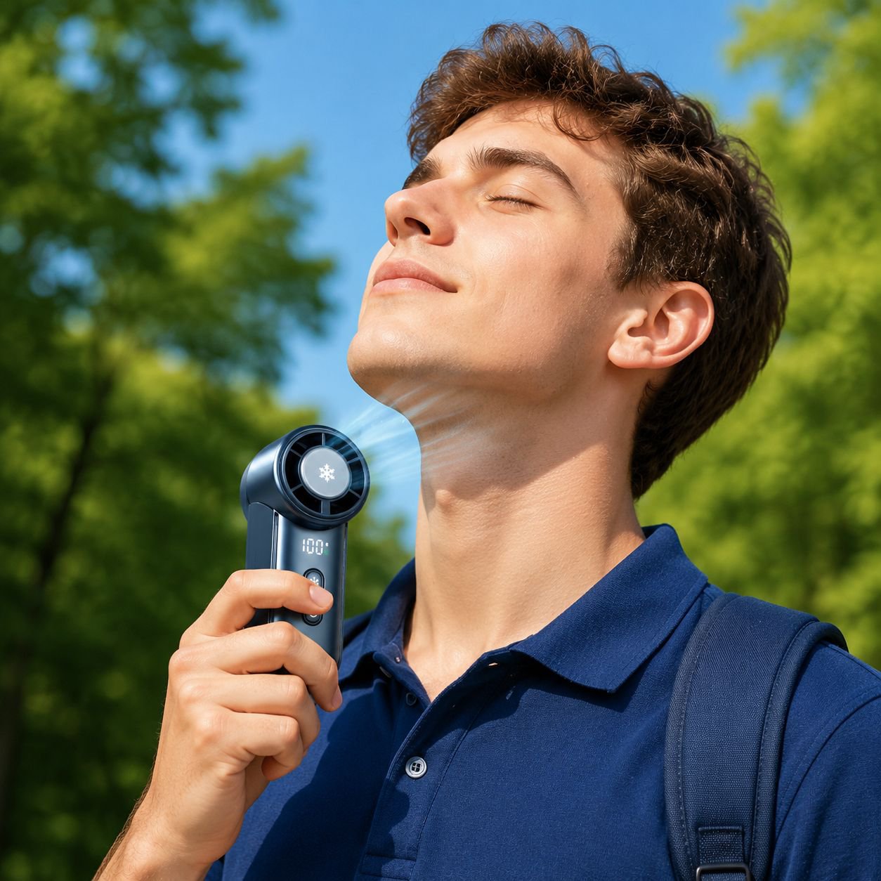 Outdoor Portable High-Speed Handheld Fan