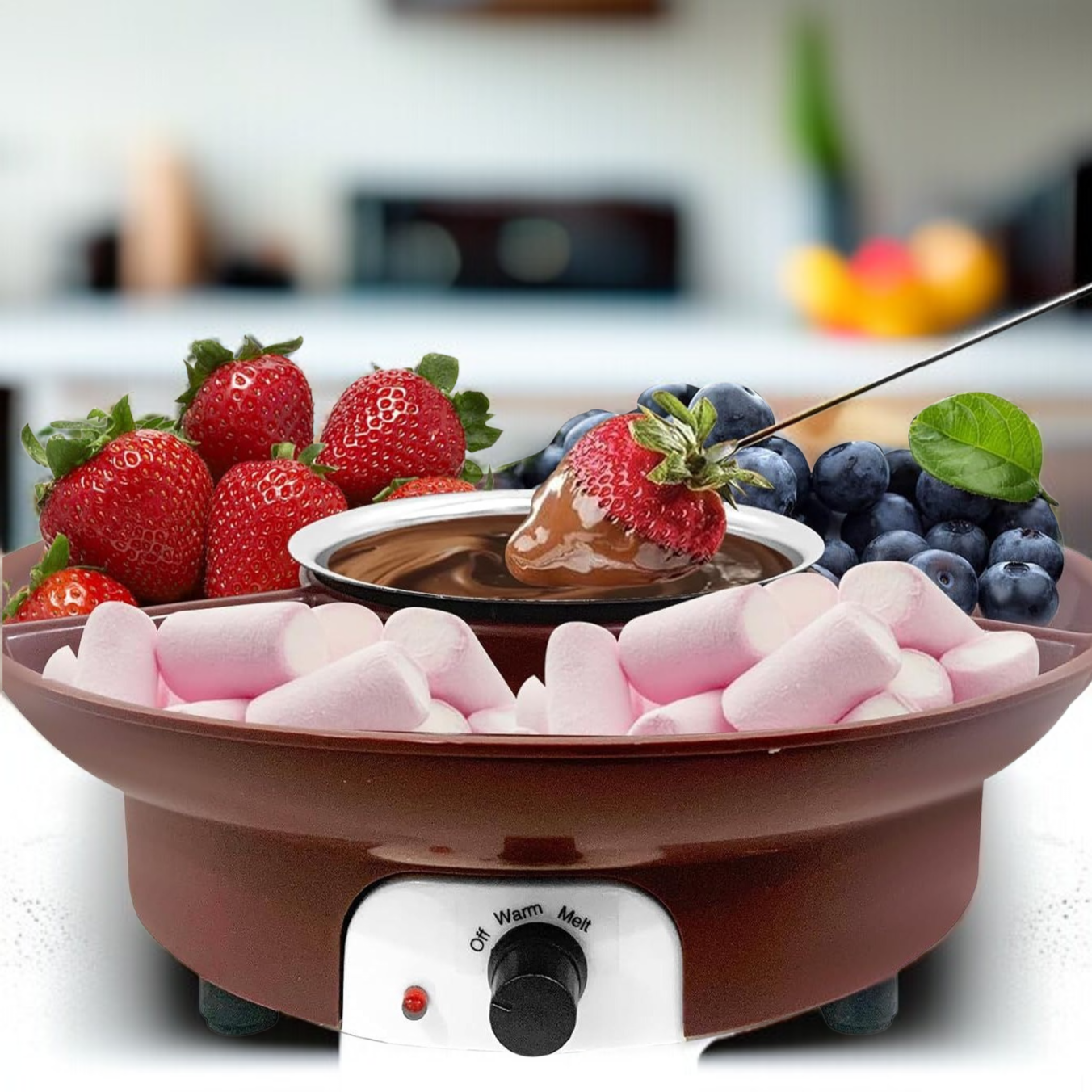 自宅で手作りチョコレートを作る様子