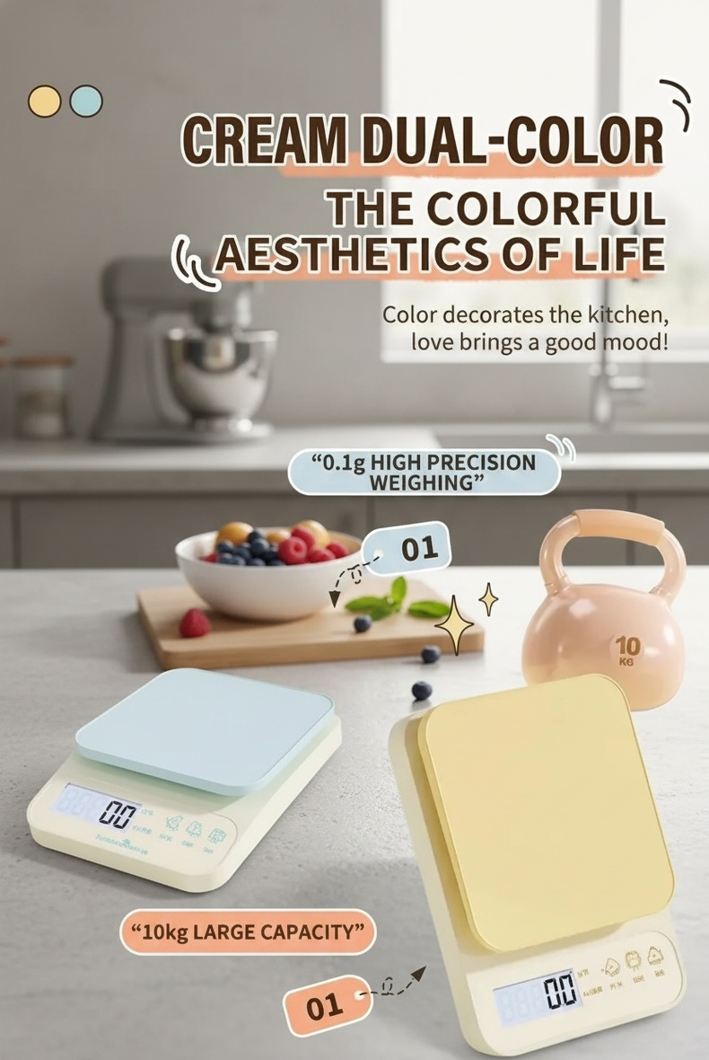 Portable electronic scale for accurate weighing