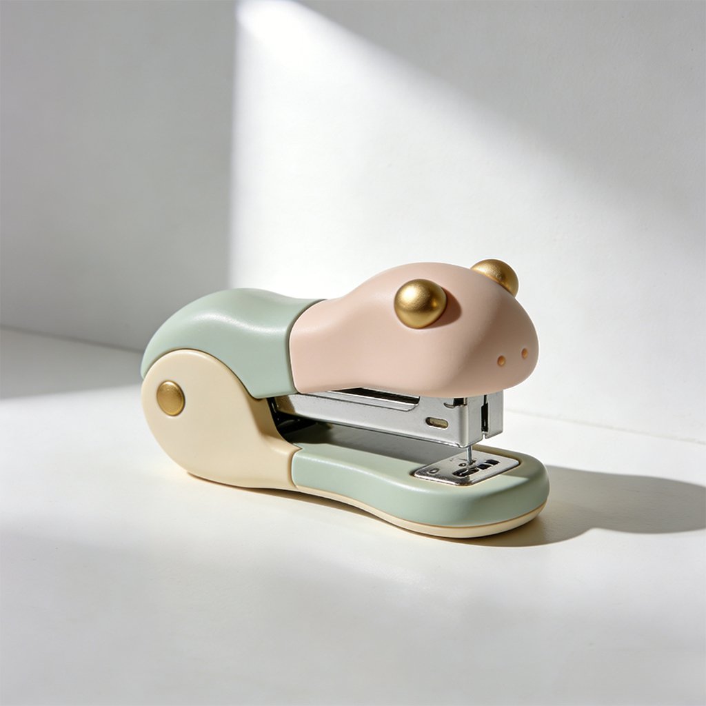 Cute Portable Stapler Set for Students (3 Pieces)