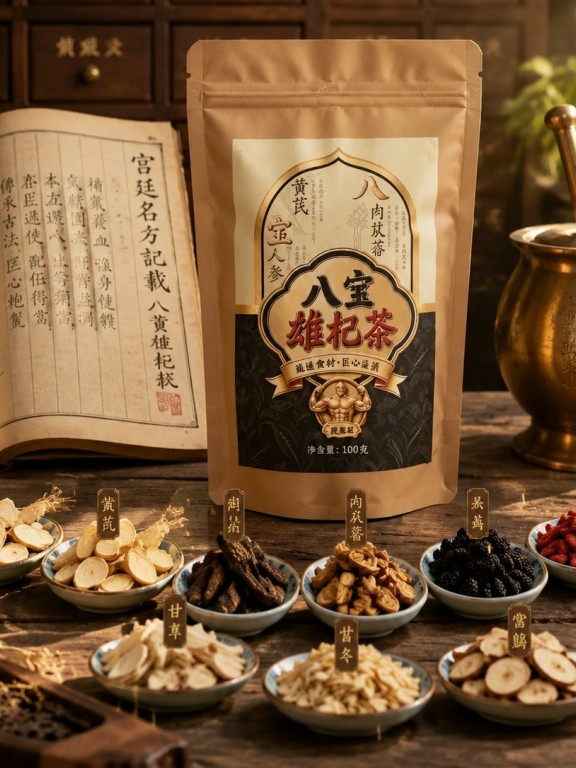 【男人大補茶】八寶雄杞茶