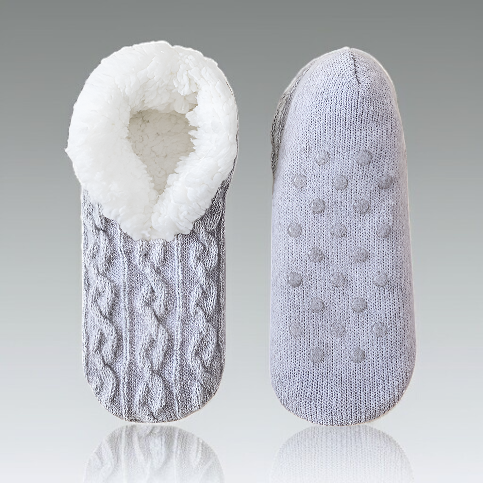 女士防滑加厚保暖淺口地板襪