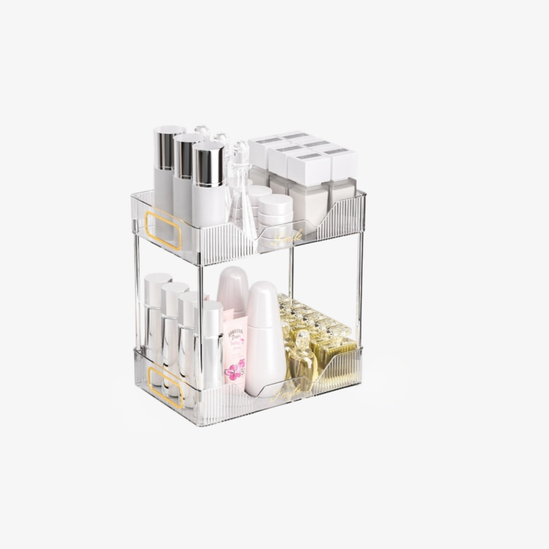Double Layer Bathroom Sink Cosmetic Organizer