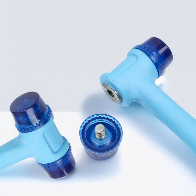 투인원 고무망치 문창 설치 겸용 가죽망치 타일 조립 전용공구망치