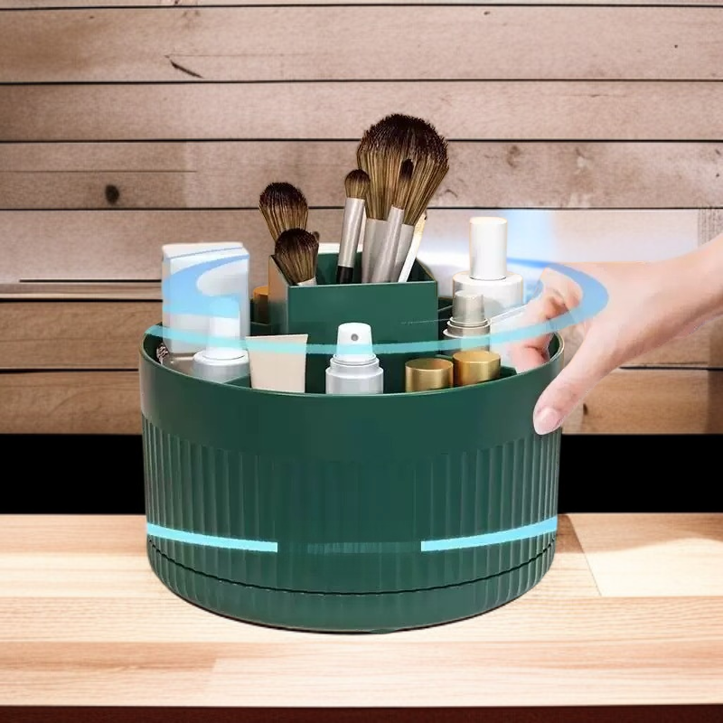 Organizador práctico y elegante para escritorio de maquillaje