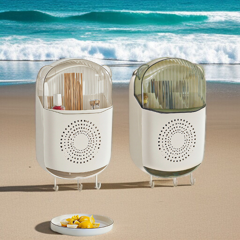 패션 벽걸이 수저 수납함 다용도 주방선반 패션 홈 수저통