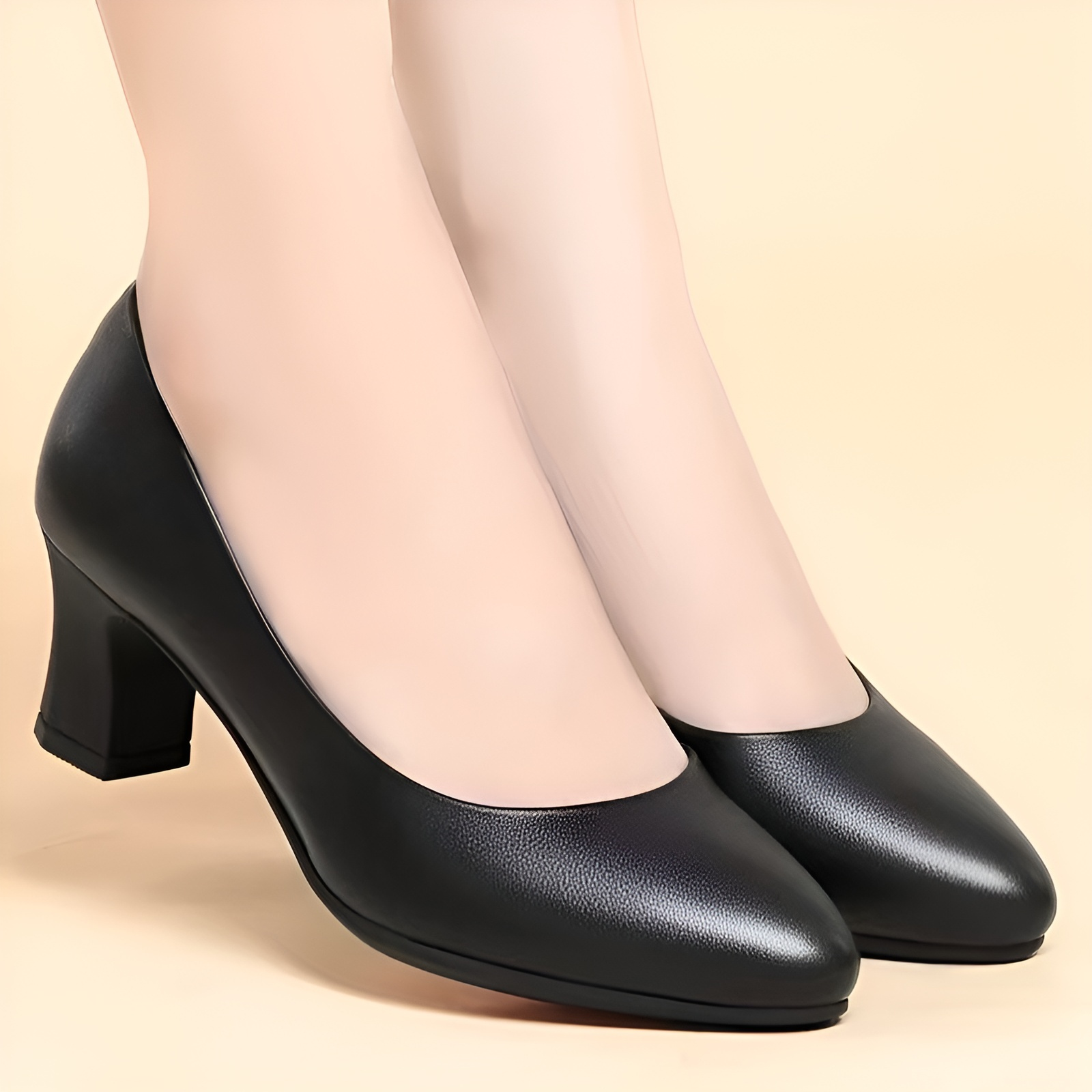 黑色職業女單鞋