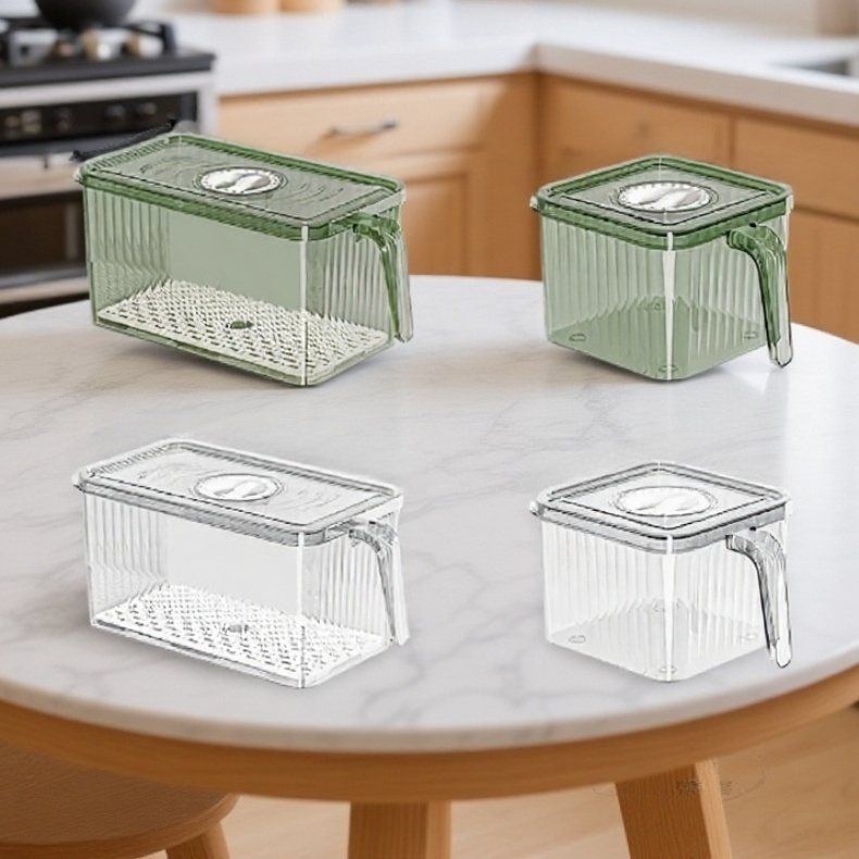 شفافة جديدة لحفظ مربع تخزين المطبخ