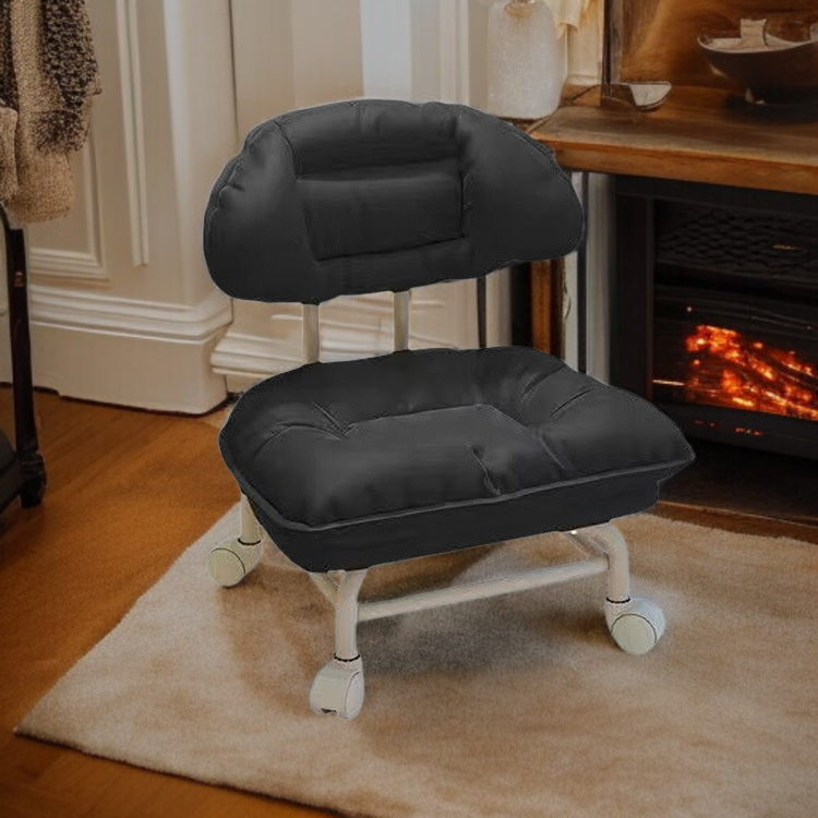 Taburete bajo con ruedas, multifuncional y silencioso para niños