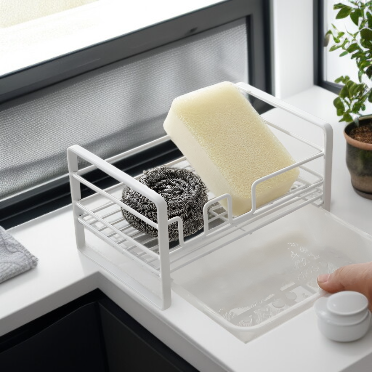 가정용 싱크대 물빠짐 그릇 수납 선반