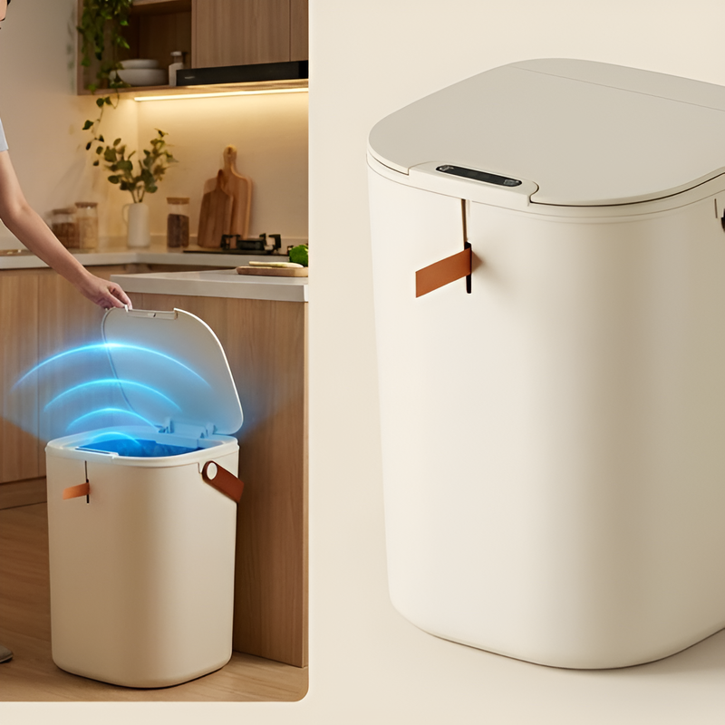 ถังขยะอัจฉริยะเซ็นเซอร์อัตโนมัติ ป้องกันกลิ่น กันน้ำสำหรับผ้าอ้อม ขนาด 16/20 ลิตร