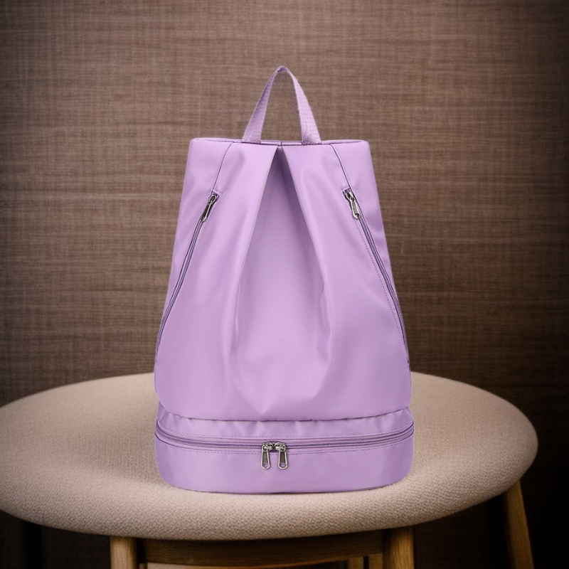 Dry and wet separation sports bag