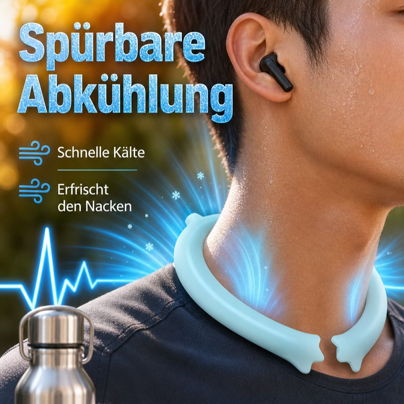Tragbarer kühlender Nackenring für Outdoor-Aktivitäten