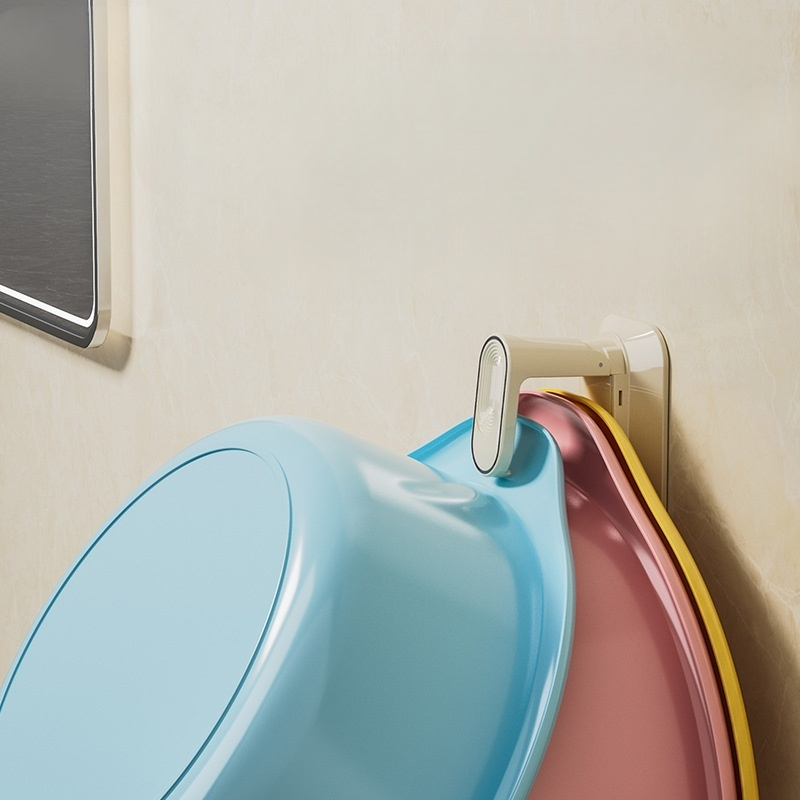 Adjustable bath hooks for organizing bathroom essentials