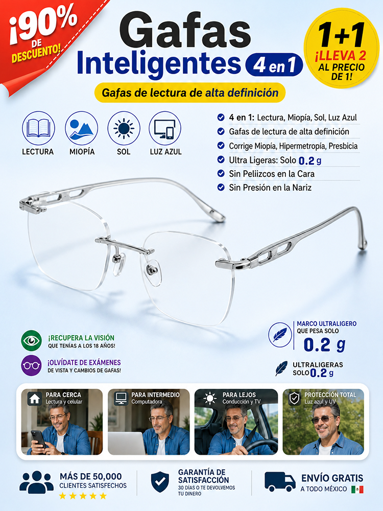  lentes de sol.