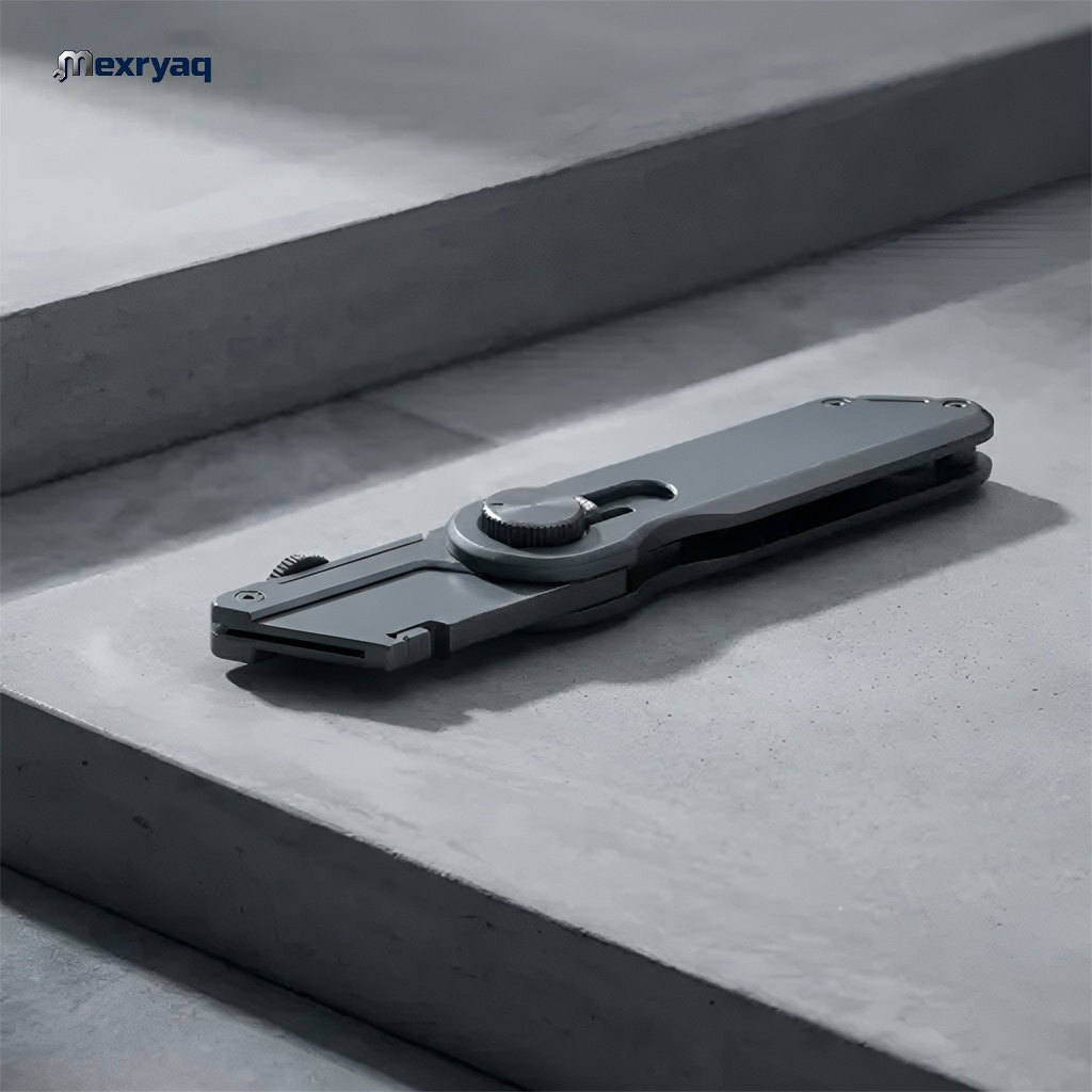 Portable folding utility knife