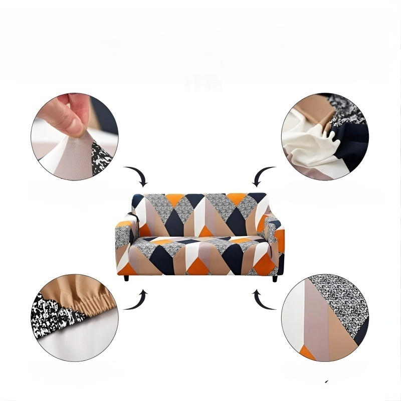 Retro Luxury Stretch Thin Sofa Cover