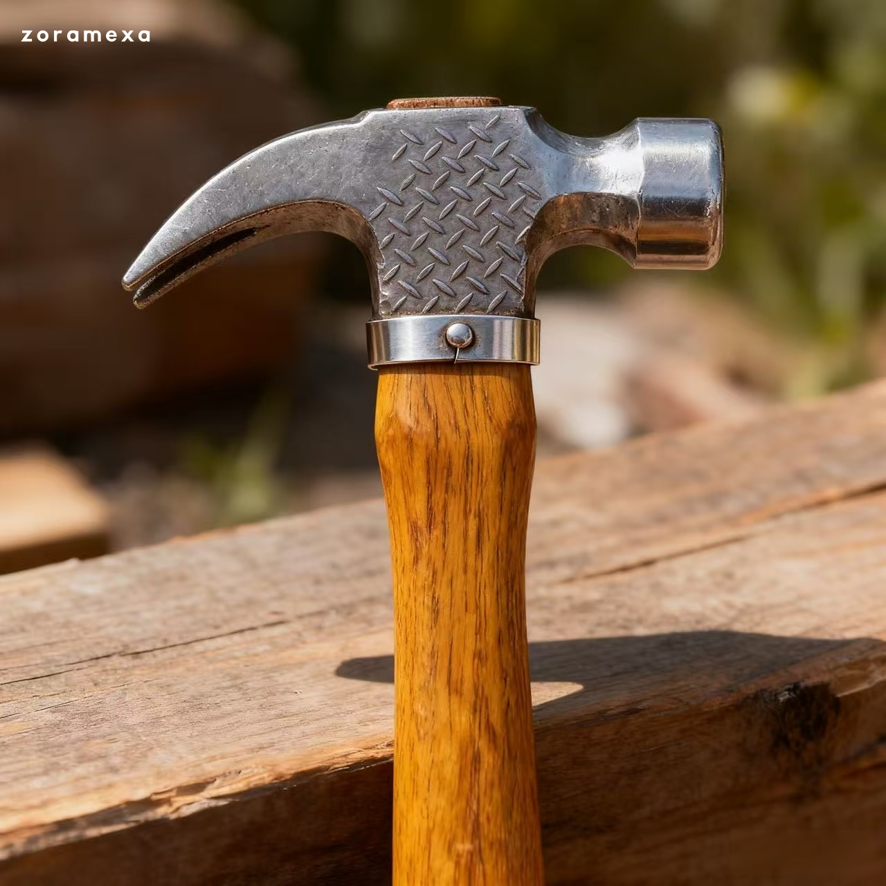 튼튼한 손잡이의 가정용 망치 모습