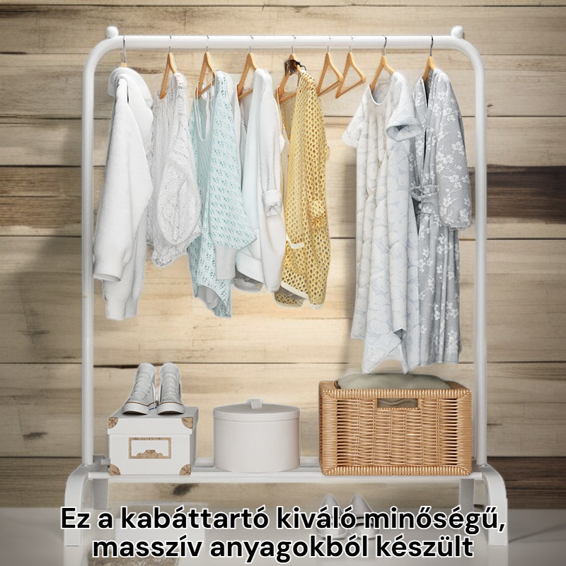 Erős és tartós ruhafogas