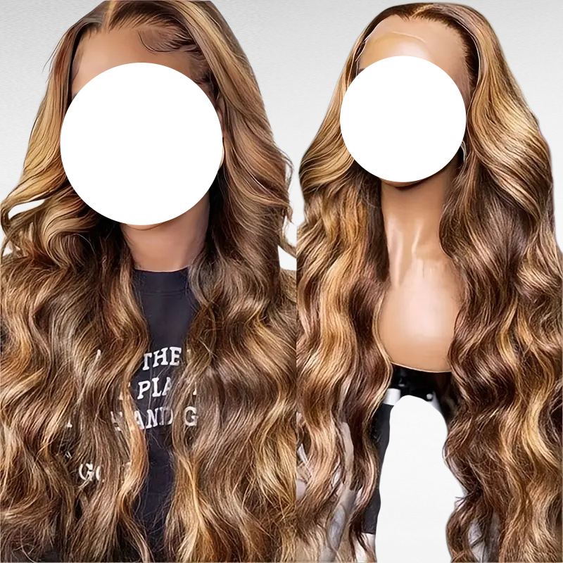 자연스러운 웨이브 가발, 레이스 디자인, 고온사로 스타일링 가능