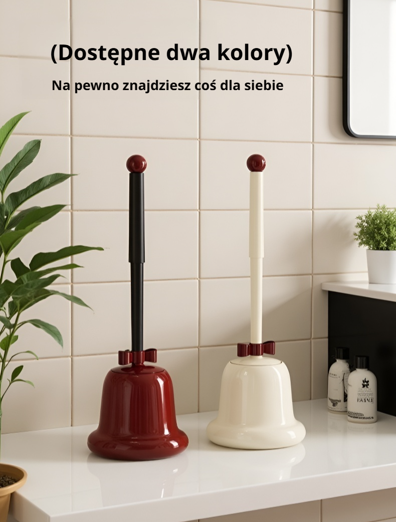 Dekoracyjna szczotka do toalety w stylu retro
