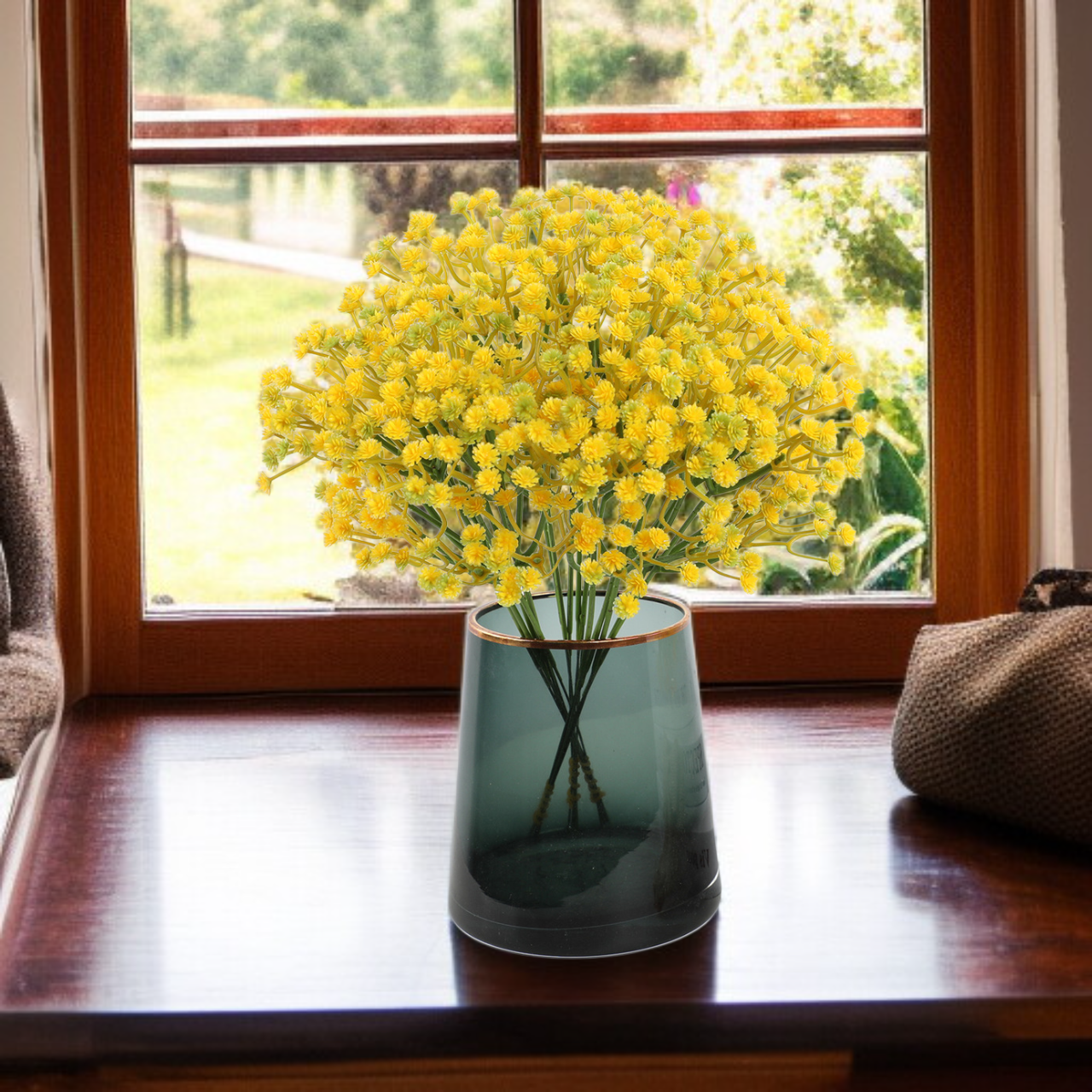 인공 꽃다발 장식