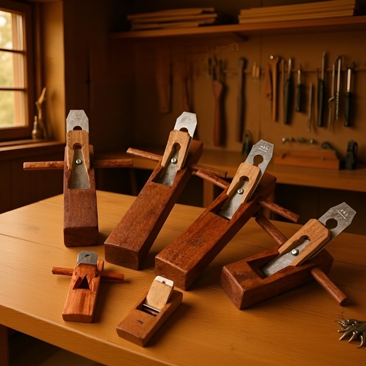 Wytrzymały strug stolarski do domowego użytku, obróbki i fazowania krawędzi