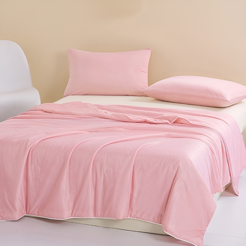 涼感シルクサマーキルト