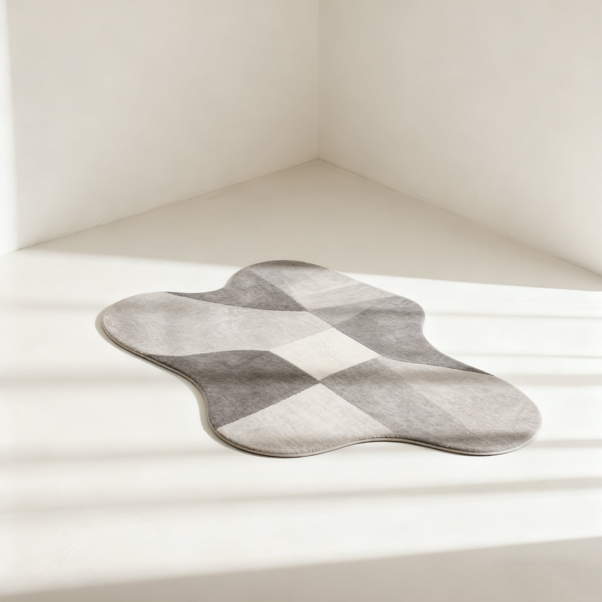 デザイン変形ラグ 