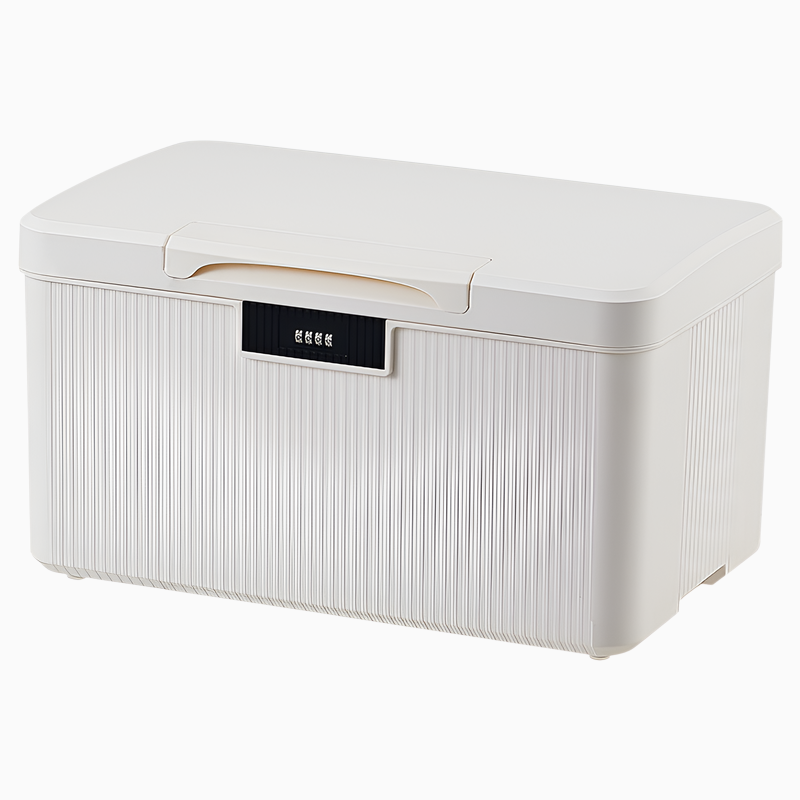 金庫 家庭用 小型 ダイヤル式 コンビネーションロック 収納ボックス 大容量2段式 9L 16L 38L ミニ金庫 プラスチック製 貯金箱 キャッシュ・重要書類・銀行カード 貴重品入れ