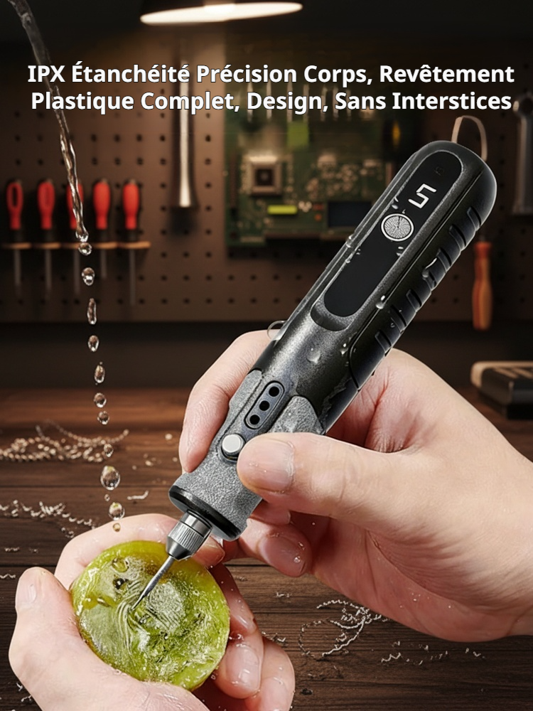 Mini ponceuse, polisseuse et graveuse portable
