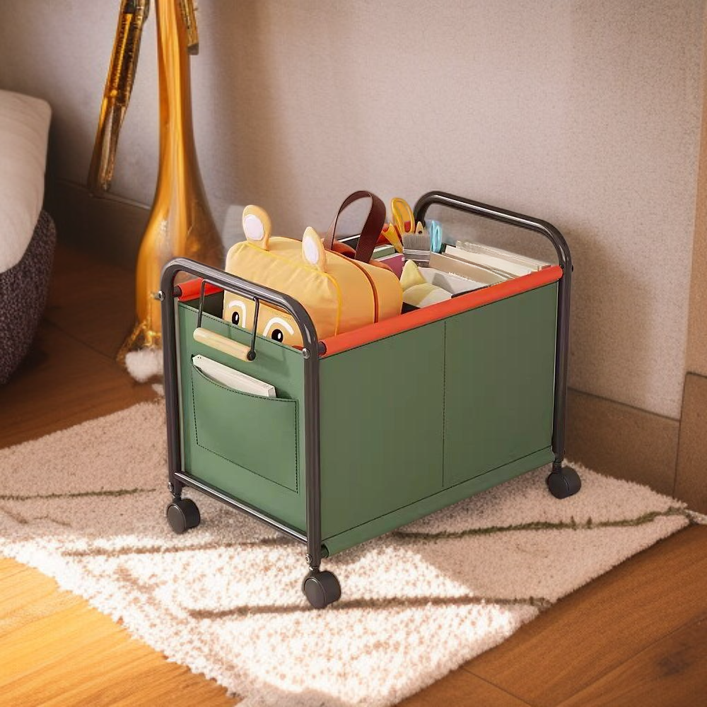 책상 아래 수납 바구니 백팩 랙