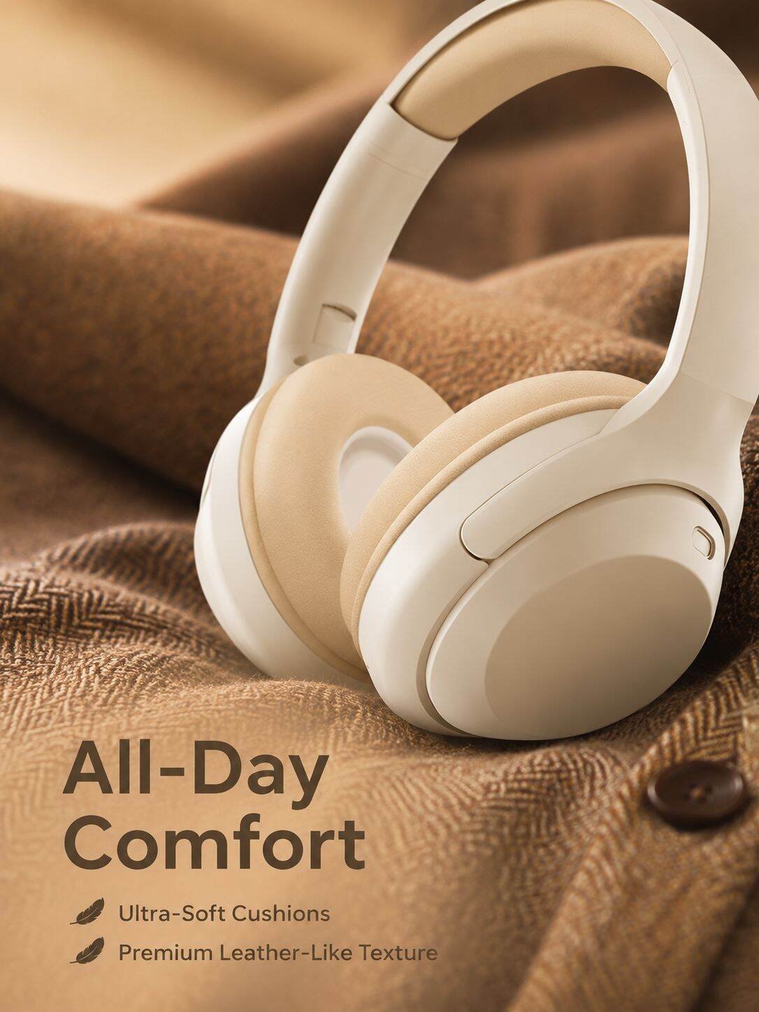 High-Quality Over-Ear Bluetooth Headphones