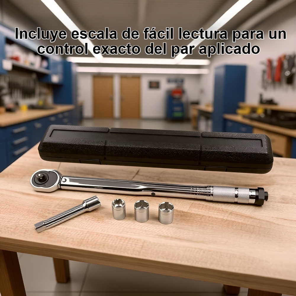 Ajuste profesional con llave dinamométrica