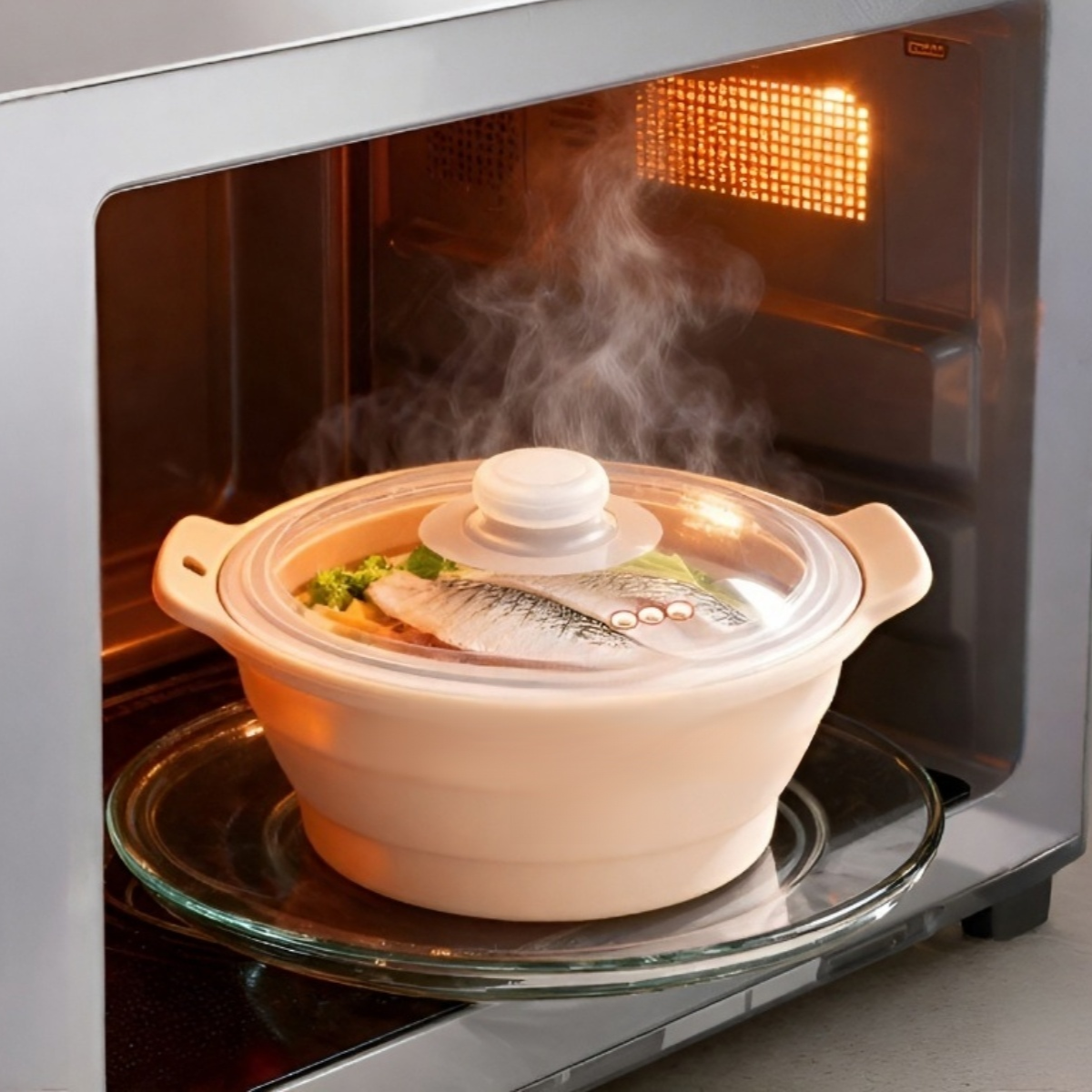 접이식 휴대용 실리콘 냄비