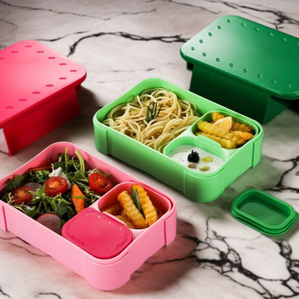 密封性抜群のミニビン弁当箱のフタ部分