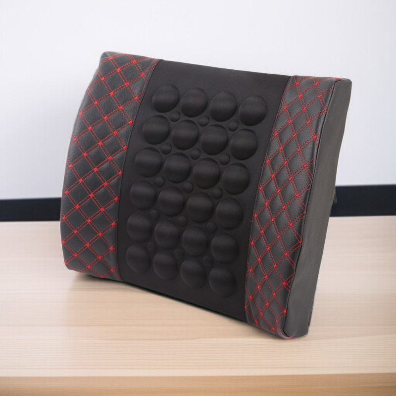 Electric Massage Lumbar Support Cushion for Office