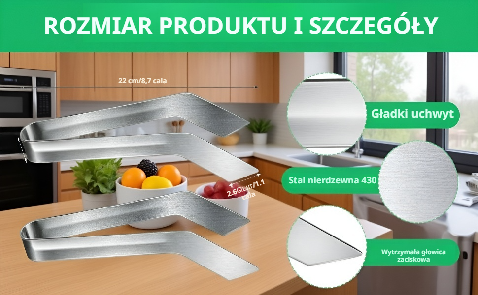 Szczypce ogrodnicze wykonane ze stali nierdzewnej