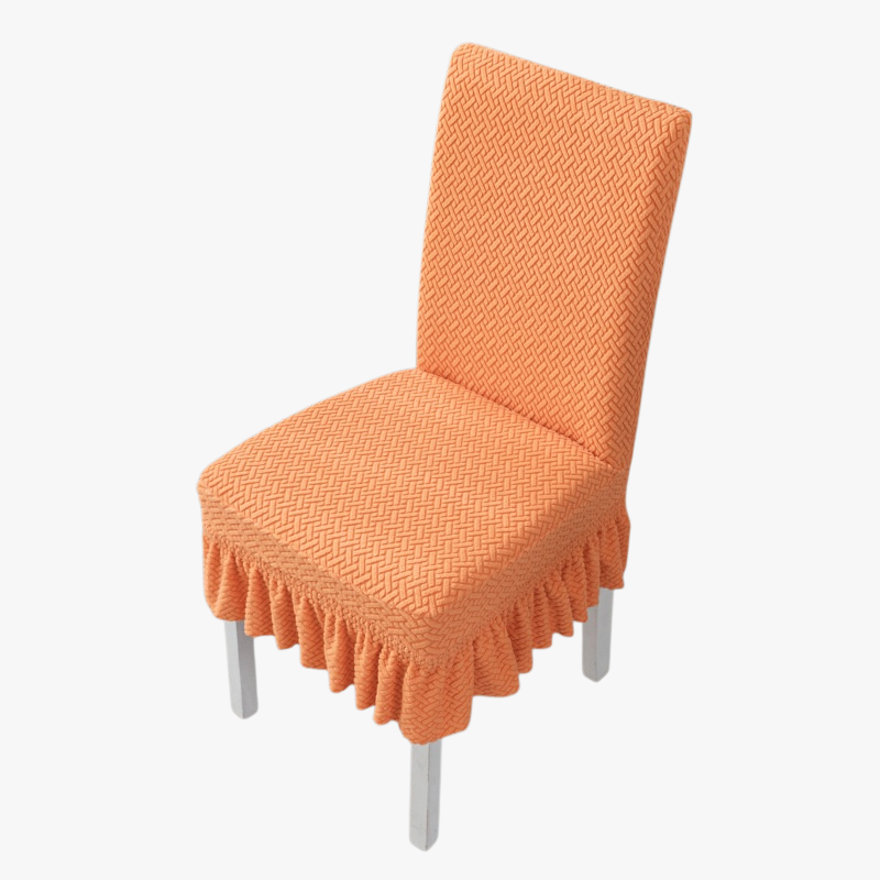 Unique Design Dining Chair Cover, Easy to Clean Non-slip Jacquard Fabric