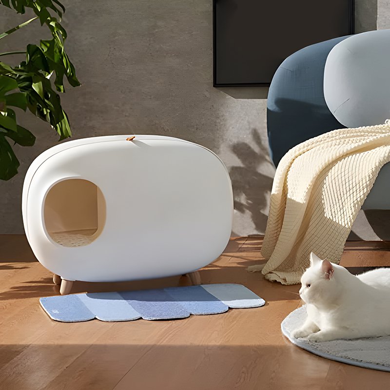 บ้านทรายแมวชุดทำความสะอาดสัตว์เลี้ยงอุปกรณ์สัตว์เลี้ยงพลาสติก